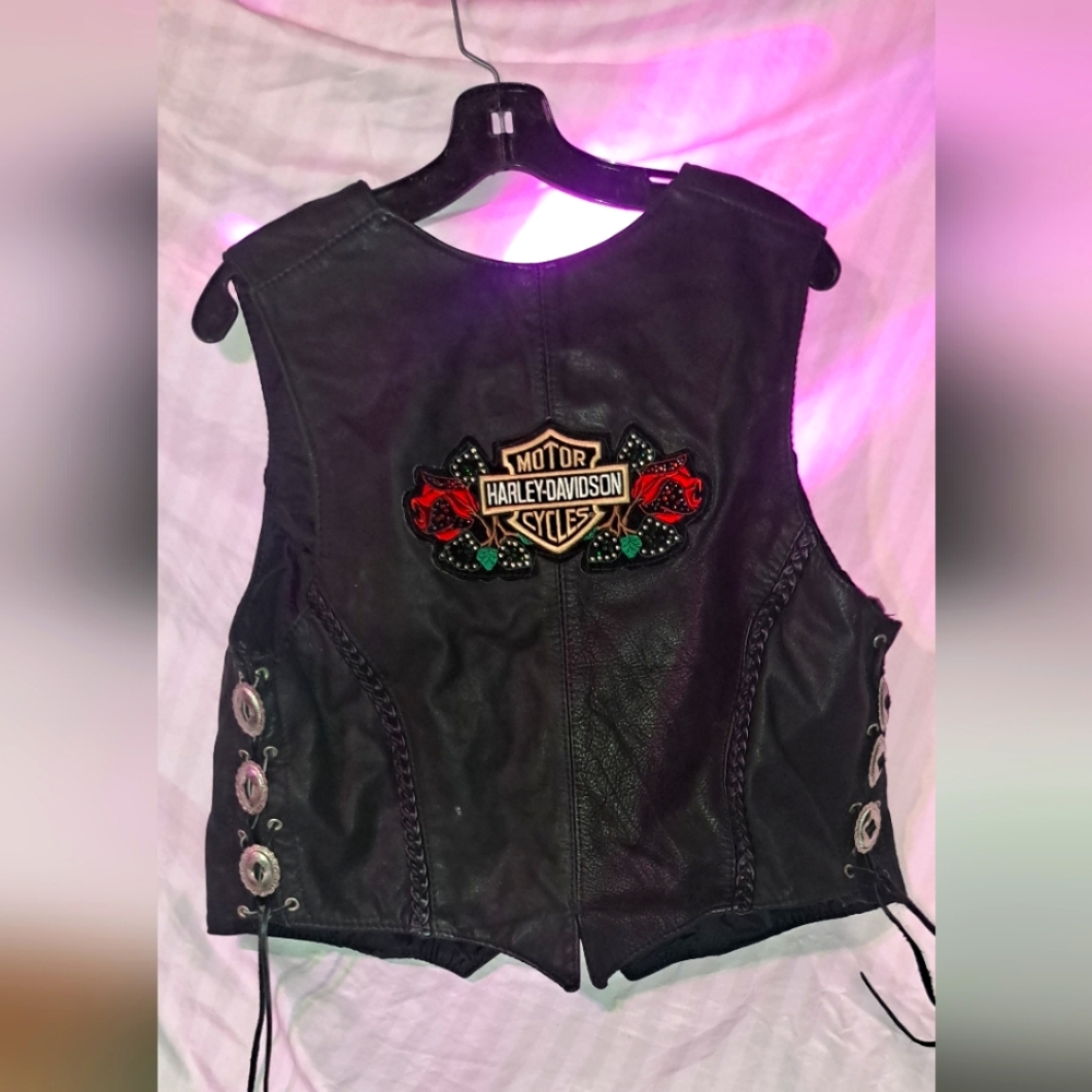 COPY - Harley Davidson leather vest